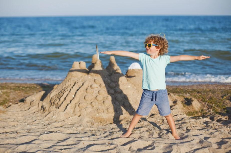 sandcastles with kids