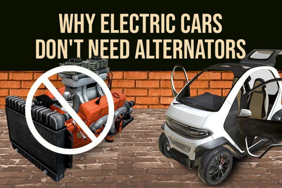do electric cars have alternators