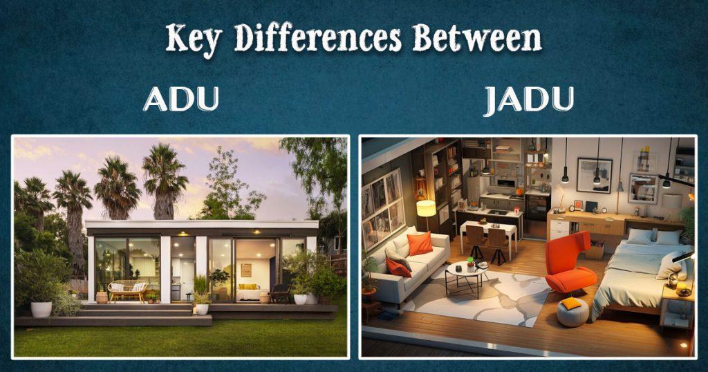 difference between adu and jadu