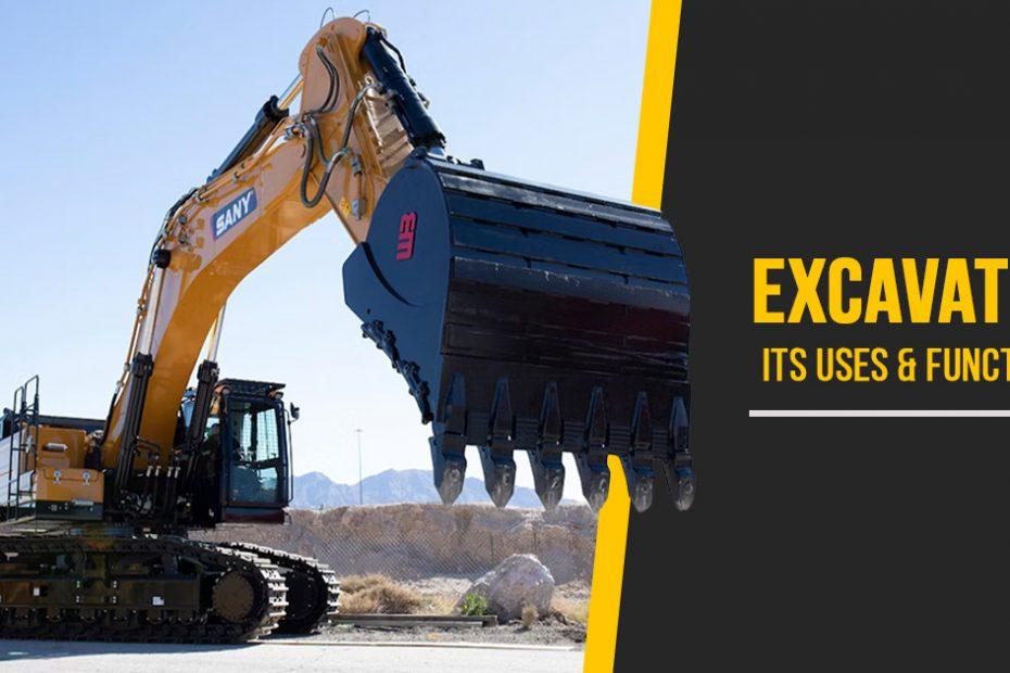 what does an excavator do