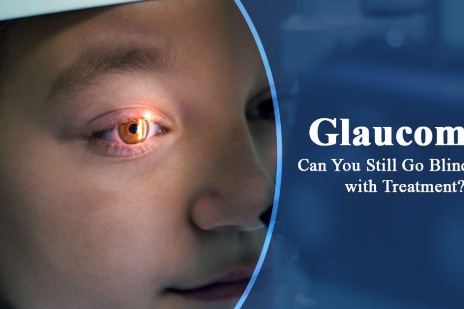 how long does it take to go blind from glaucoma with treatment