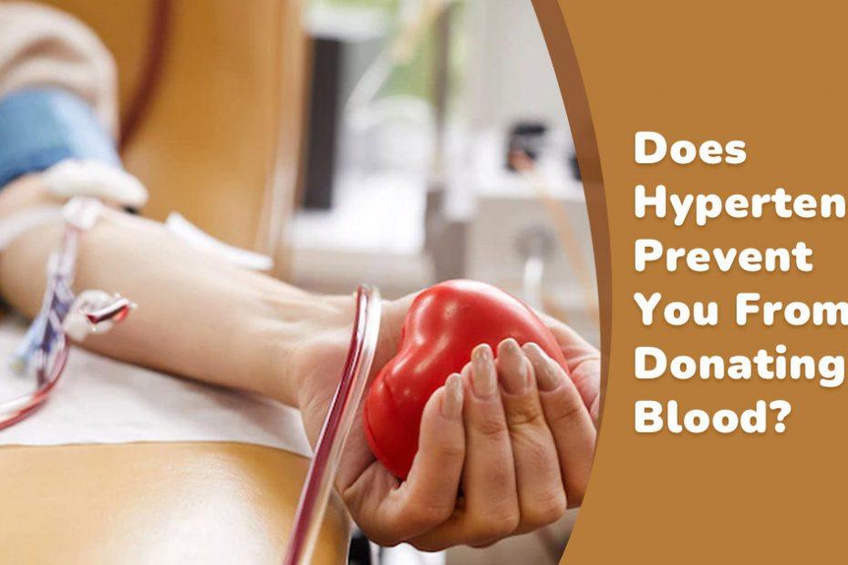 hypertension donate blood