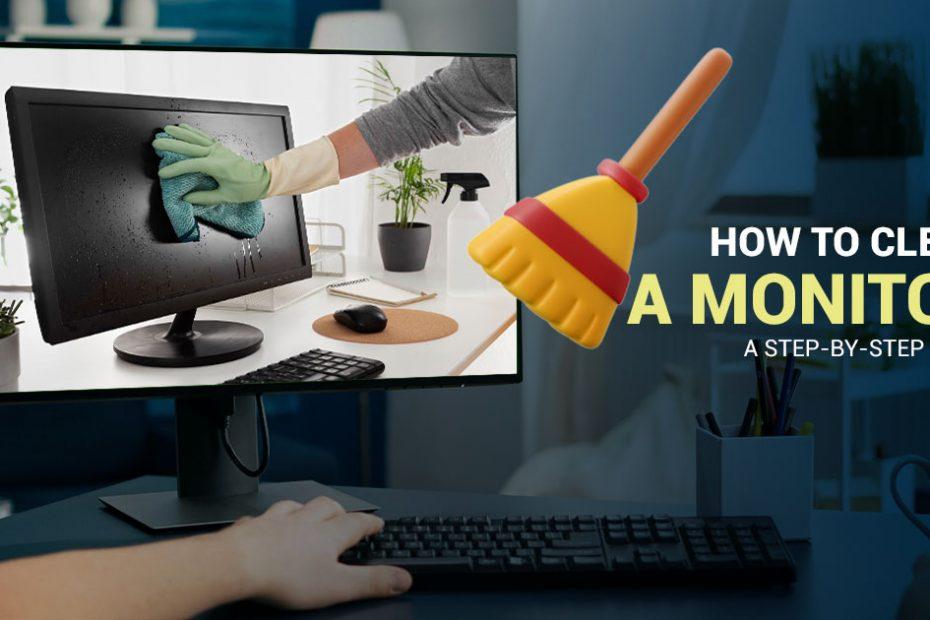 how to clean a monitor