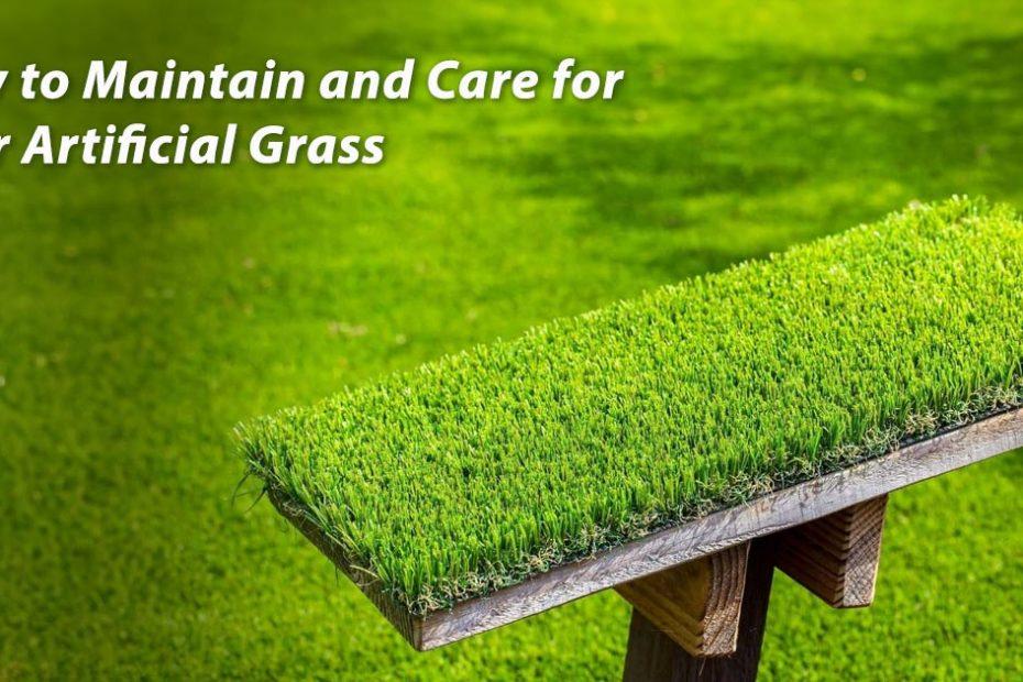 how to maintain artificial grass