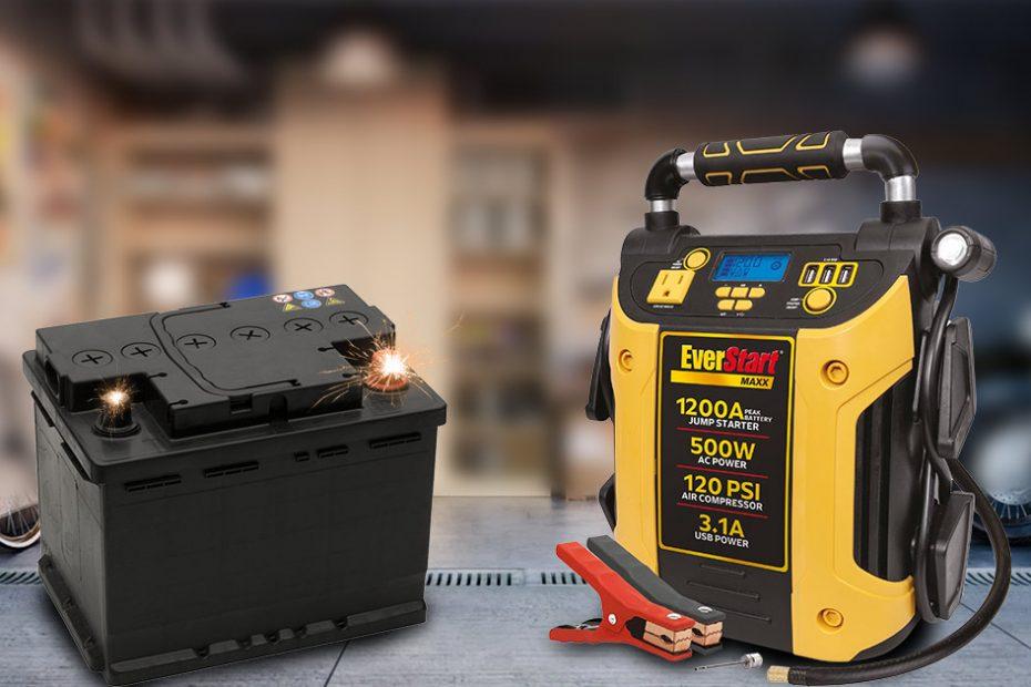 charge battery with jump starter