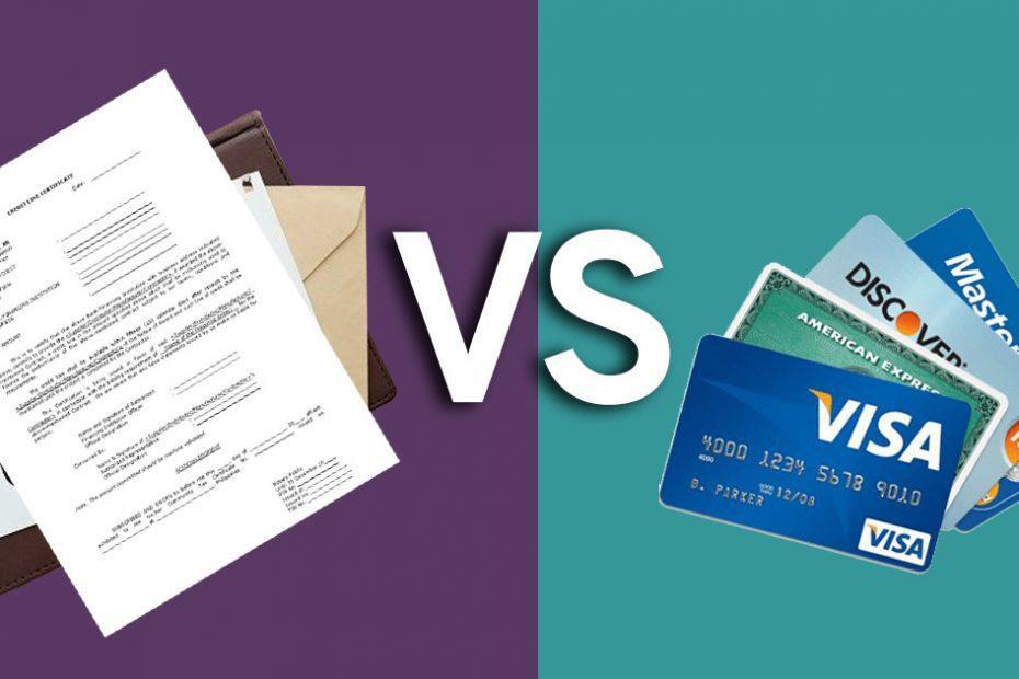 credit line vs credit card