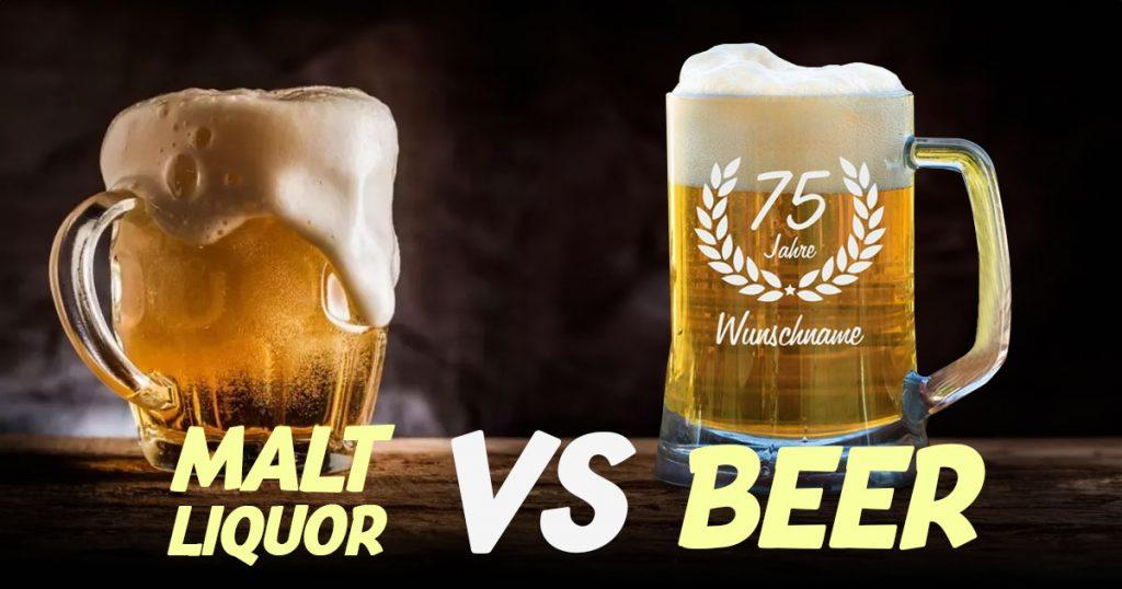 malt liquor vs beer