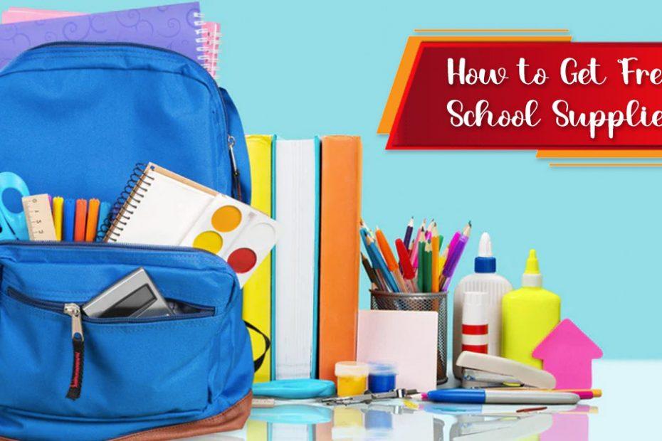 how to get free school supplies