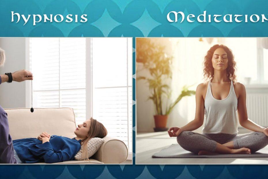 hypnosis vs meditation