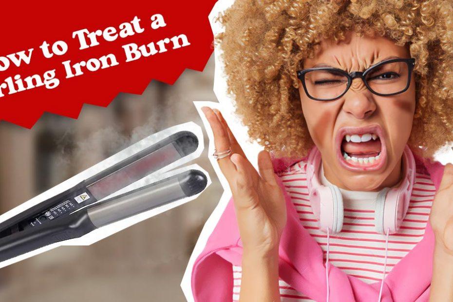 treat a curling iron burn