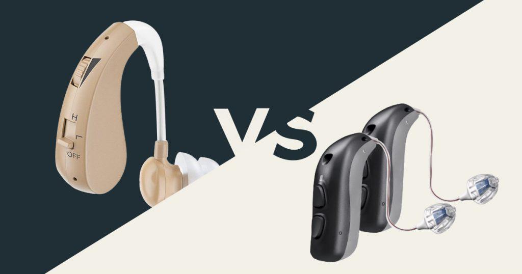 hearing amplifier vs hearing aid