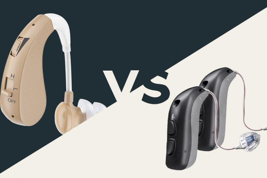 hearing amplifier vs hearing aid