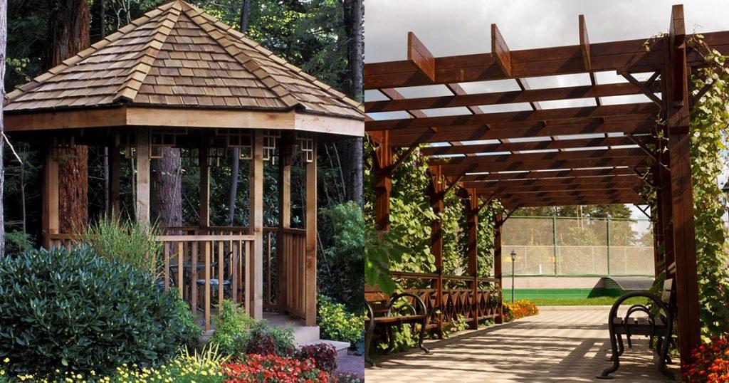 difference between pergola and gazebo