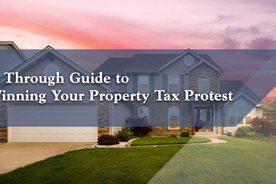 what to write on property tax protest