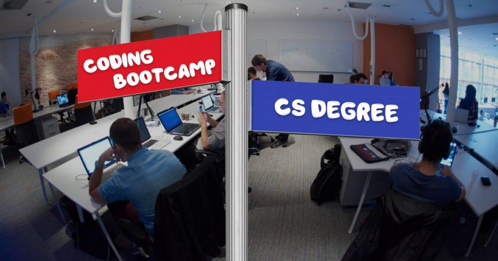 coding bootcamp vs computer science degree