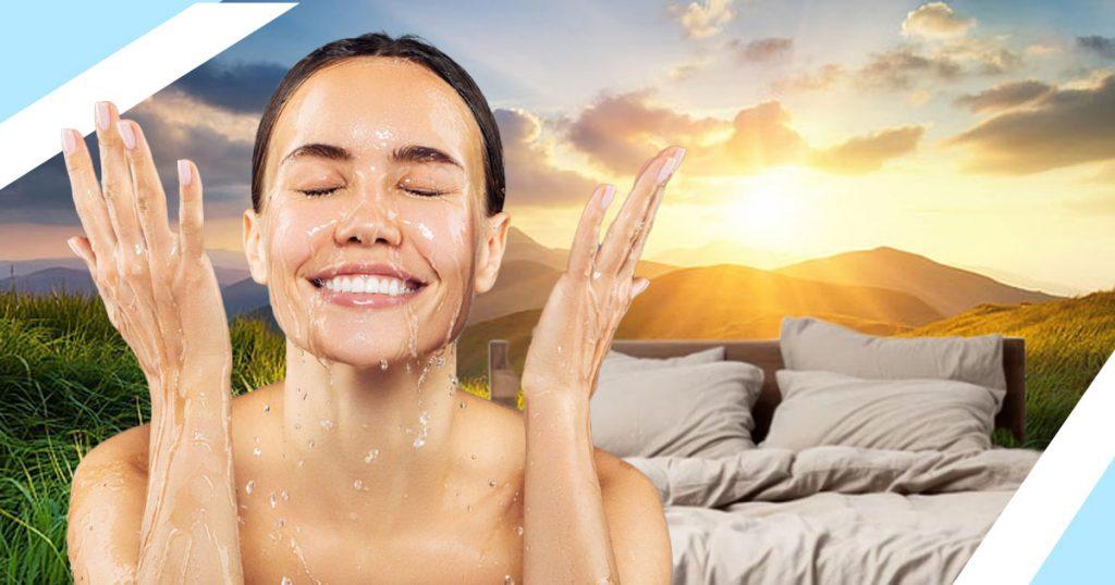 should you wash your face in the morning