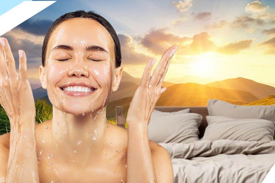 should you wash your face in the morning