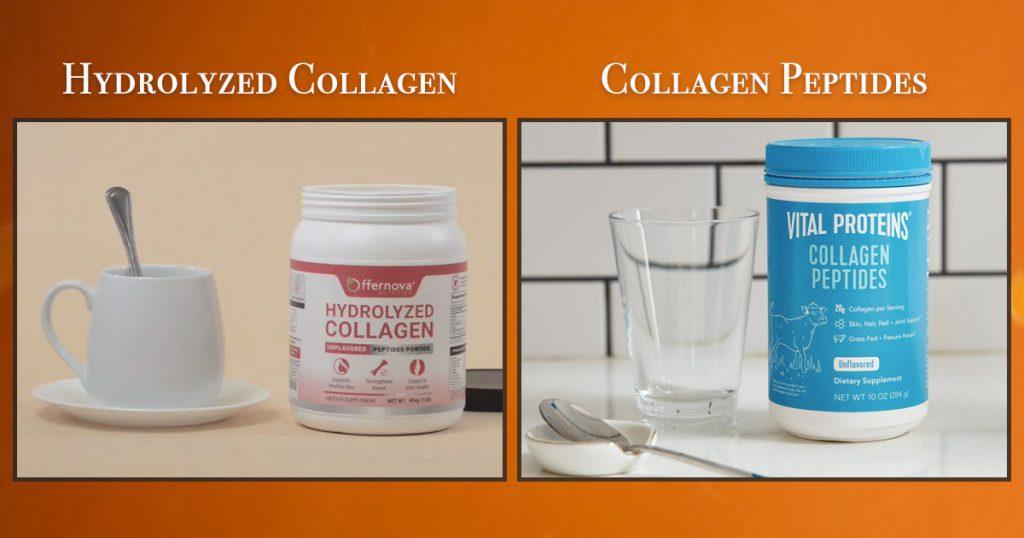 hydrolyzed collagen vs collagen peptides