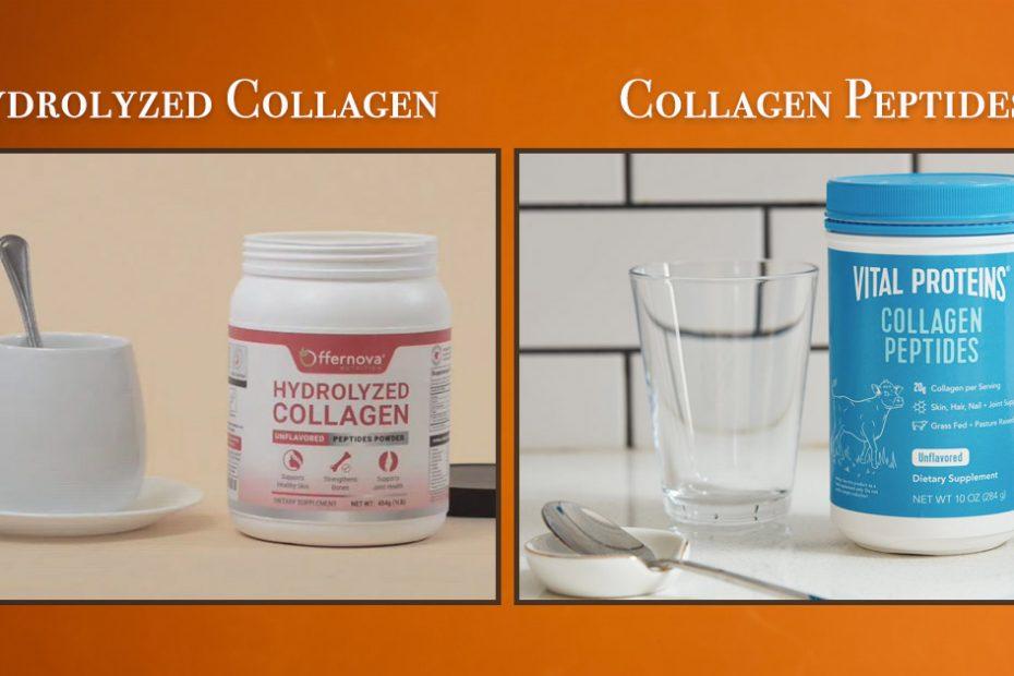 hydrolyzed collagen vs collagen peptides