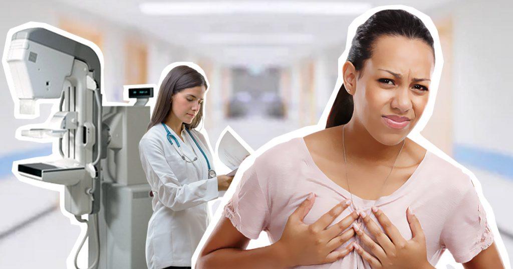 breast pain after mammogram