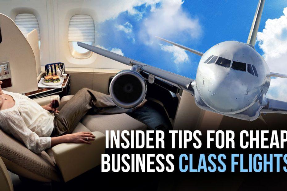 how to get cheap business class tickets