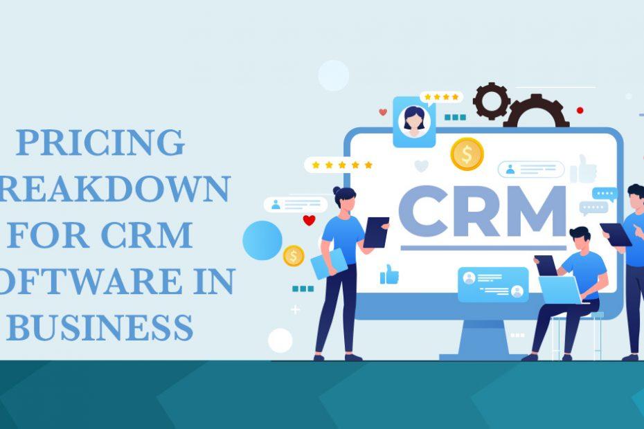 average cost of crm software