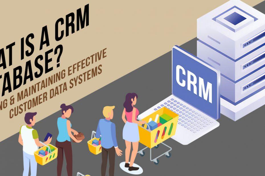 crm database customer data systems