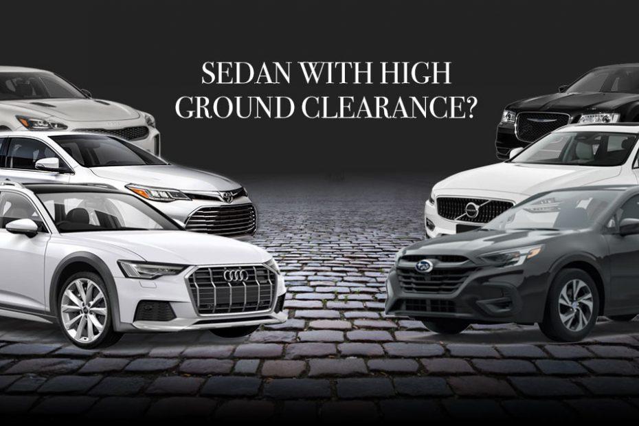 sedans with high ground clearance