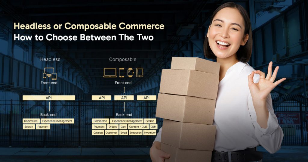 Composable commerce vs headless commerce