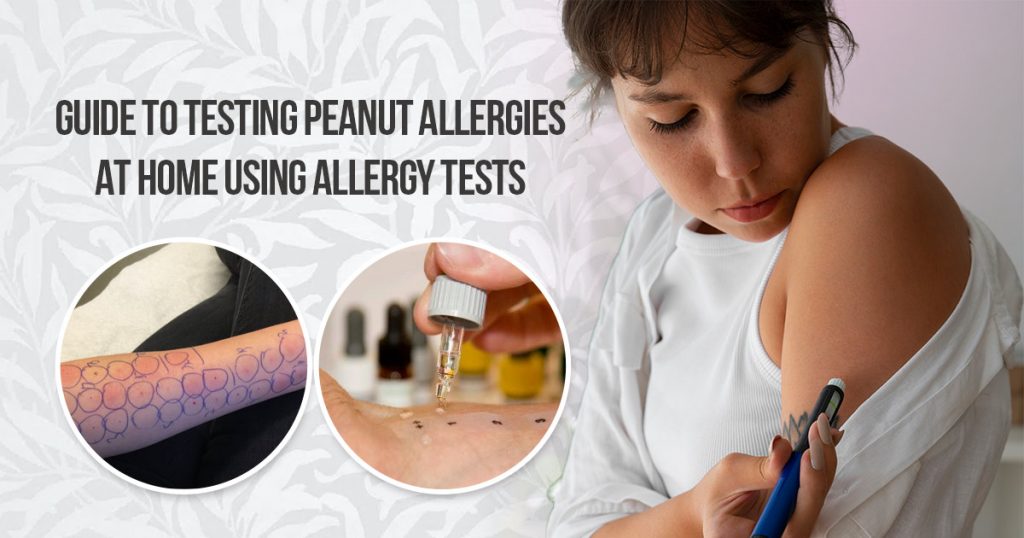 testing peanut allergies home