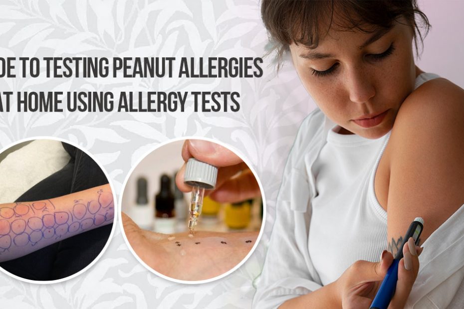 testing peanut allergies home