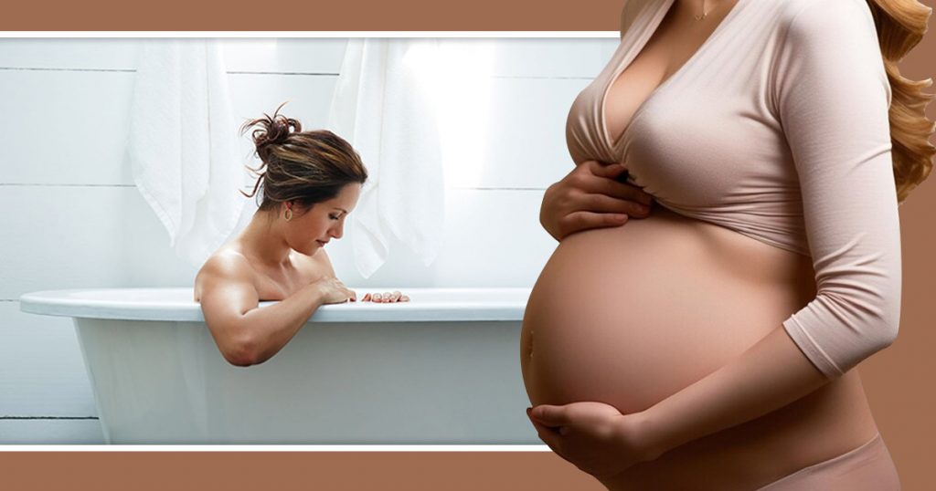 pregnant-in-a-hot-tub