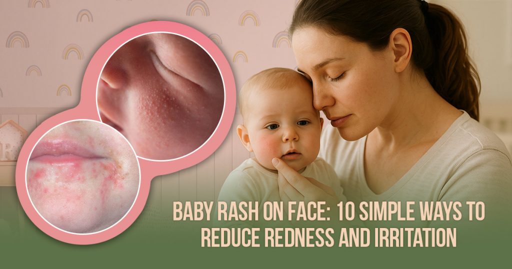 Baby rash on face