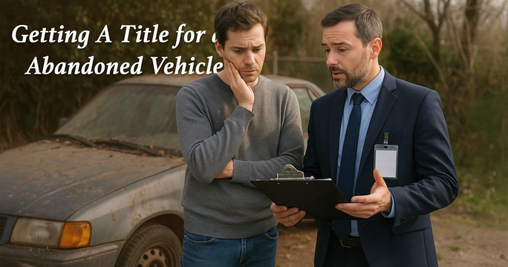 How to get a title for abandoned vehicle