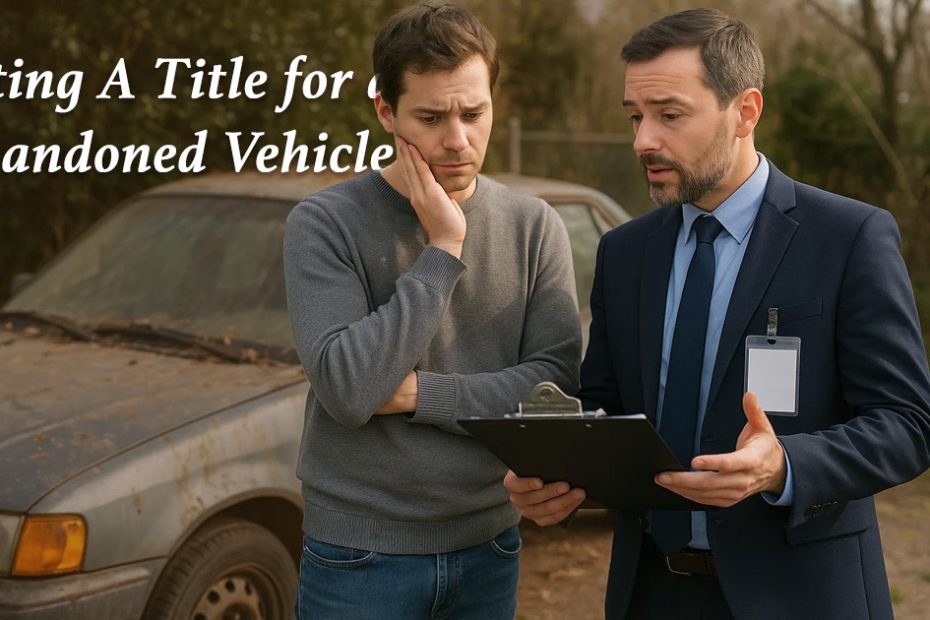 How to get a title for abandoned vehicle