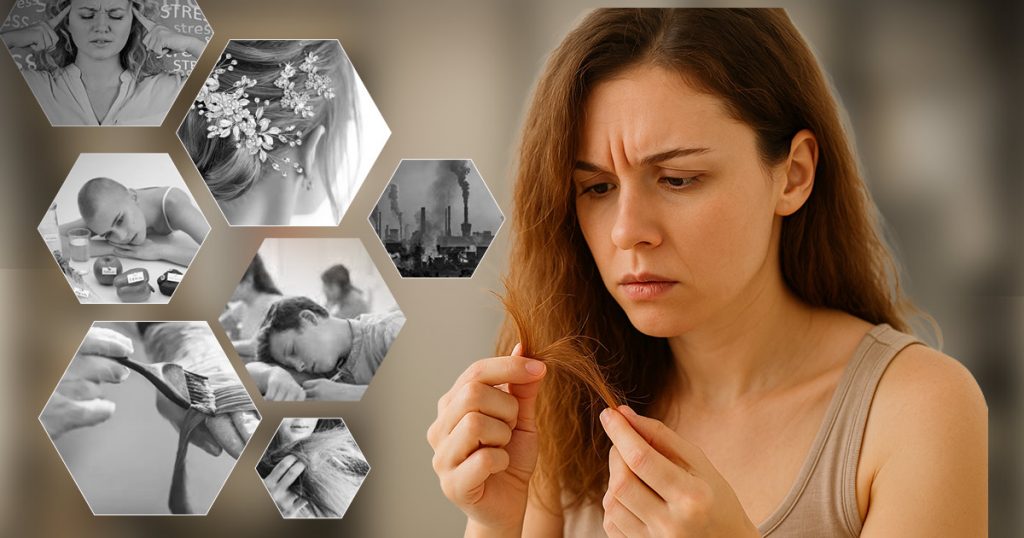 What causes hair breakage