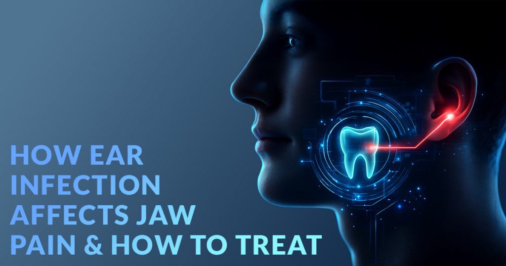 Can an ear infection cause jaw pain
